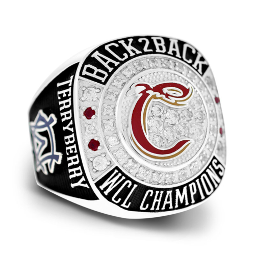 Corvallis Knights Baseball Back-2-Back WCL Champions Ring